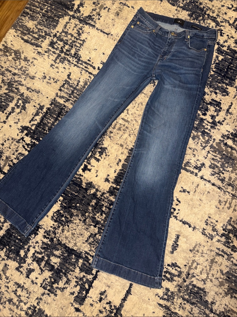 7 For All Mankind Womens Dojo Trousers - Picture 6 of 8